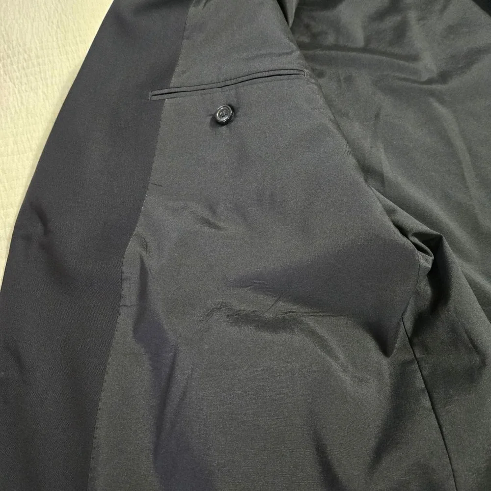 Men's LAUREN Ralph Lauren Navy Gold Button Blazer